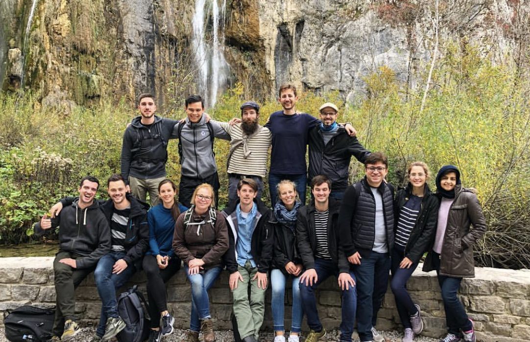 The ELMA study trip 2018, Plitvice, Croatia (visiting University of Zagreb)